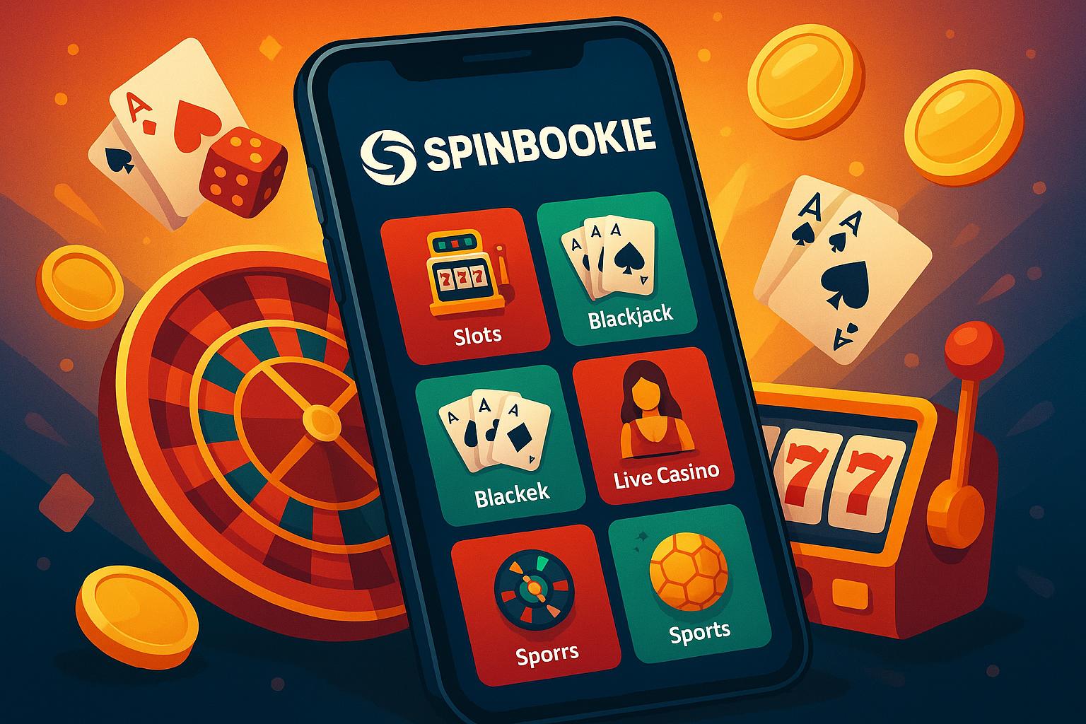 Baixar o SPINBOOKIE Cassino App