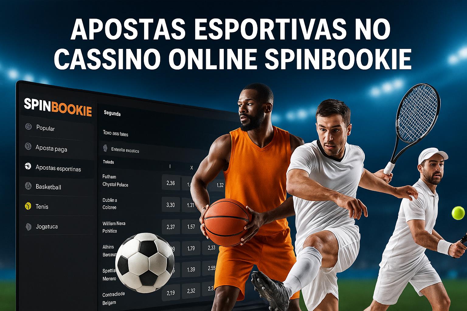 Aposte em apostas esportivas no cassino online SPINBOOKIE