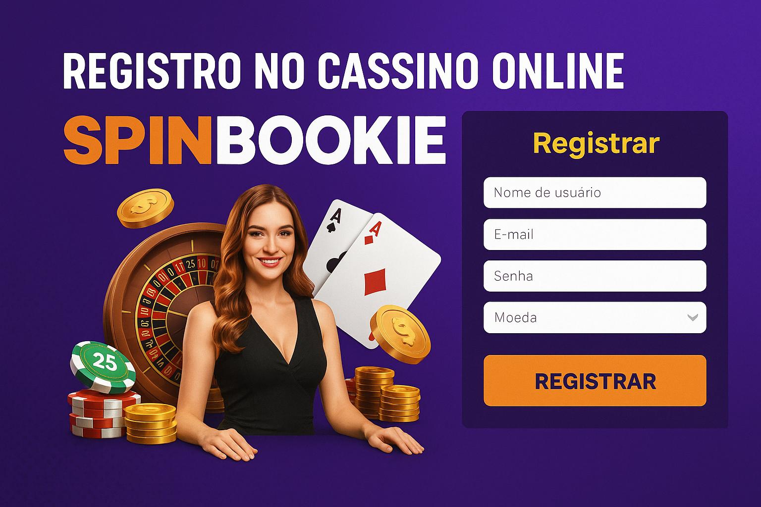 Não Perca tempo, o rRgistro na site SPINBOOKIE