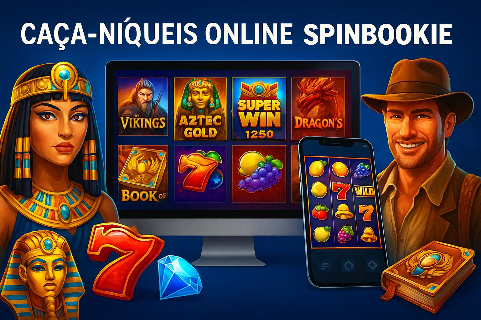 Explore o mundo das slot machines no SPINBOOKIE Casino